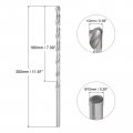 Uxcell 10mm Twist Drill Bits High-speed Steel Straight Shank Extra Long Bit 300mm Length For Wood Plastic Aluminum