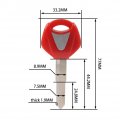 Fsfy Red Uncut Blank Ignition Key Blade Motorcycle Replacement For Yamaha Yzf R1 R6 Yzf600 Fz1 Fz6 Mt07 09