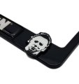 Elektroplate Officially Licensed Halloween Michael Myers Boogeyman Black Metal Standard Size Horror Premium 3d License Plate 