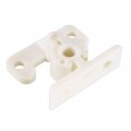 Uxcell Furniture Cabinet Door Plastic Friction Catch Non-adjustable Abs White 20pcs
