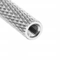 Uxcell M3x20mm Aluminum Standoff With Mesh Texture Column Spacer For Rc Airplane Fpv Quadcopter Cnc Silver 6pcs