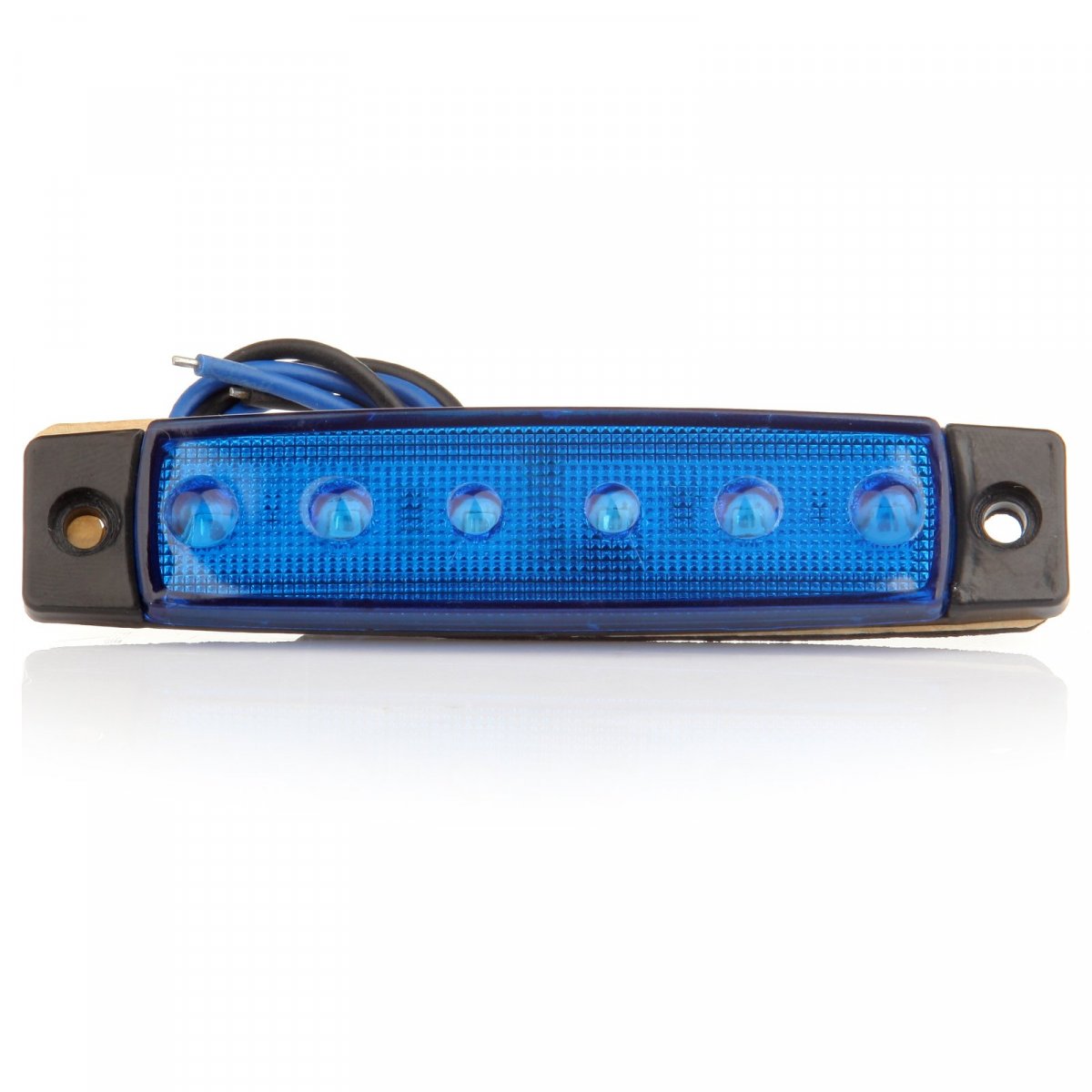 6led Side Marker Light 5pcs Blue Trailer Lamp Stop Turn Tail Fit For Boats Van Truck Pickups 12v Waterproof Signal
