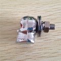 Smt-2 Pcs Chrome Skull Red Eye Bolts Screws For Universal License Plate Tag Frame Windshield Trim Fantastic Replacement 