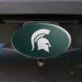 Michigan State Spartan Logo Oval Tow Hitch Cover Trailer Plug Insert 2