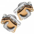 Caltric Rear Left Right Brake Caliper Compatible With Polaris Ranger Xp 700 4x4 2005 2006 Pads