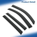 Window Visors Shade Sun Rain Guard For Honda Pilot 2016 To 2022 Black Abs Plastic Vehicle Wind Deflectors 4 Piece Set