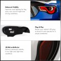 Led Streak Tail Lights Pair For Frs Brz Black