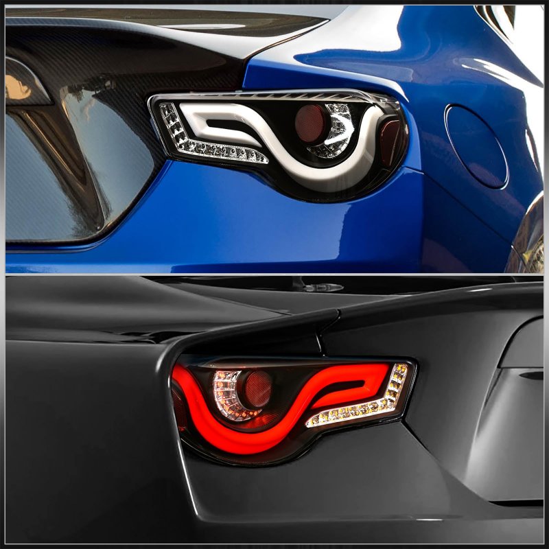 Led Streak Tail Lights Pair For Frs Brz Black