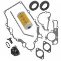 Caltric Crankcase Gasket Kit Compatible With John Deere 285 W 18hp Kawasaki Fd590v 585cc 1987-1992