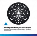3m Blue Net Disc Roll 36414 8 In 180 Grade 25 Pack Best Class Virtually Dust-free Abrasive Sheet