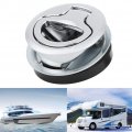 Qiilu Boat Pull Locker 316 Stainless Steel Flush Hatch Latch Lift Handle For Marine Door Cabinet