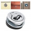 Qiilu Boat Pull Locker 316 Stainless Steel Flush Hatch Latch Lift Handle For Marine Door Cabinet