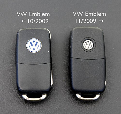 Originaleuro Gold Car Remote Flip Key Cover Case Skin Shell Cap Fob Protection Abs For Vw -2009
