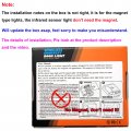 Qkxmpypl Skeleton Skull Car Door Lights Logo Projector Wireless Welcome Courtesy Led Light Interior Infrared Sensor Ghost