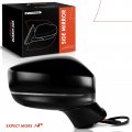 A-premium Passenger Side Power Door Mirror Compatible With Mazda Cx-5 Cx5 2017-2022 Non-heated Manual Folding Black Outside