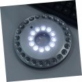 Doitool 2pcs 36 Camping Tent Lights Patio Umbrella Pole Light Round Dics Lamp Led Garden