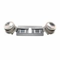Hqrp 2-pack Gas Range Double Burner Assembly Kit Replacement For Hotpoint Rgb508es2 Rgb508et2ad Rgb508et2wh Rgb508et4wh 
