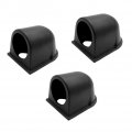 2inch 52mm Universal Single Hole Dash Gauge Pod Car Meter Mount Holder Black Cover Cup 3pcs 
