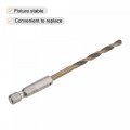 Uxcell High Speed Steel Hex Shank Twist Drill Bit 4mm Drilling Dia With 1 4 Inch 95mm Length