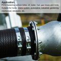 Uxcell 4pcs T-bolt Hose Clamp Working Range 17-19mm 201 Stainless Steel Intake Intercooler Clamps Adjustable Tube For Tubes