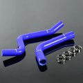 G-plus Coolant Silicone Radiator Hose Kit Compatible With 1967-1969 Chevy Camaro Firebird Blue
