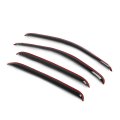 4pcs In-channel Window Visors Sun Rain Guards Side Wind Deflector For Chevy Silverado Gmc Sierra 1500 Crew Cab Only Chevy 