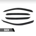 4pcs In-channel Window Visors Sun Rain Guards Side Wind Deflector For Chevy Silverado Gmc Sierra 1500 Crew Cab Only Chevy