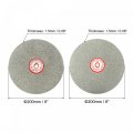 Uxcell 200mm 8-inch 60 120 Grit Diamond Coated Flat Lap Wheel Grinding Sanding Polishing Disc
