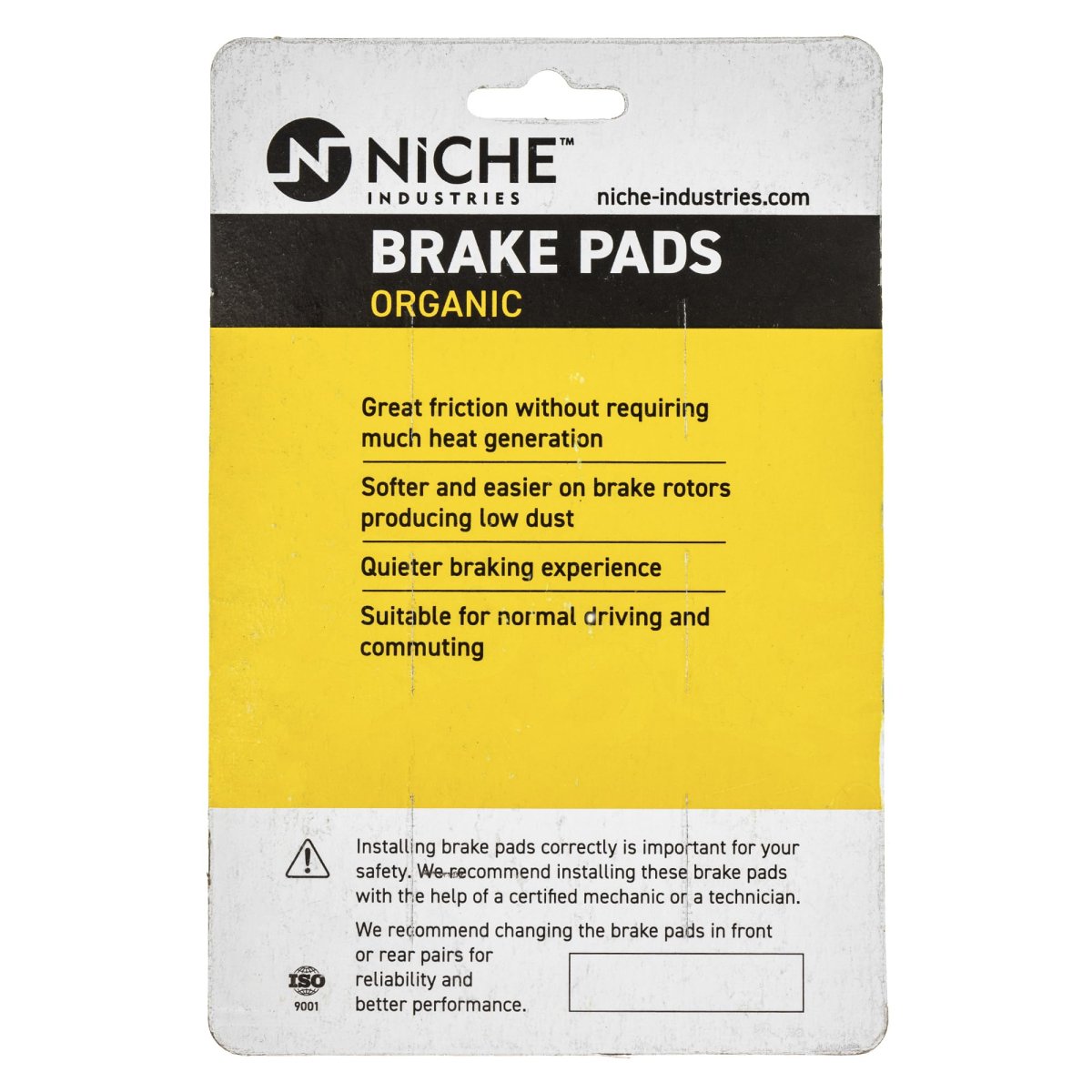 Niche Brake Pad For Set Bmw R100r R1100gs R1100r R1100s R850r R1200c 34117663764 Front Organic 2 Pack
