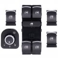 Motoku Front And Rear Window Switch Mirror For Vw Golf Jetta Gti Cc Tiguan Rabbit Passat