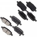 Aintier Automotive Replacement Brake Pads Front Rear Fit For Chevrolet Cobalt 2008 For Malibu 2004-2012 Pontiac G5 2007-2009 G6