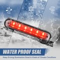 Auto Dynasty Chrome Housing Full Led 3rd Third Tail Brake Light Rear Stop Lamp Compatible With Ford Flex 12-18