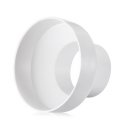 Generic 3 Pcs Kitchen Ventilator Pipe Reducing Ventilation Duct Range Hood Connector Tapered 200mm Into 150mm Conicalline