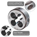 Round Threading Die 5 16-20 Un Thread Right Hand Screw Cutting Fixed Dies Alloy Tool Steel Tapping Repair