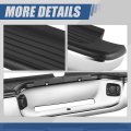 Auto Dynasty Non Parking Sensor Hole Rear Bumper Step Pad Cover Protector With License Plate Lights Compatible Toyota Tacoma