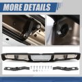 Auto Dynasty Non Parking Sensor Hole Rear Bumper Step Pad Cover Protector With License Plate Lights Compatible Toyota Tacoma