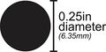 25in Black Camera Dots Webcam Lens And Led Light Cover Private Sticker