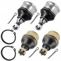 Caltric Front Upper And Lower Ball Joint Compatible With Honda Pioneer 700-4 Sxs700m4 2017-2023
