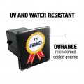I M Awake Award Funny Humor Tow Trailer Hitch Cover Plug Insert