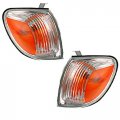 Partomotive For 05-06 Tundra Park Corner Light Turn Signal Marker Lamp Left Right Set Pair 