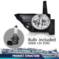 Fog Lights For 2005-2006 Cr-v Crv Driving Bumper Lamps Pair Switch Front Left Driver And Right Passenger Side