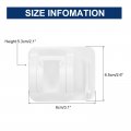 Uxcell 2pcs Handheld Shower Head Holder With Hanger Hook Strong And Adjustable Wand Wall Mount Bathroom Waterproof Handle No