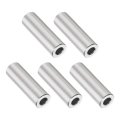5pcs Aluminum Spacer 1 2 Od X 4 Id-3 8 Length Screw Standoff Bushing Plain Finish Unthreaded Round Metal For 1 Screws Bolts And 
