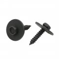 X Autohaux 8pcs 4 2 22mm Stainless Steel Black Head Screw For Car Fender Bumper