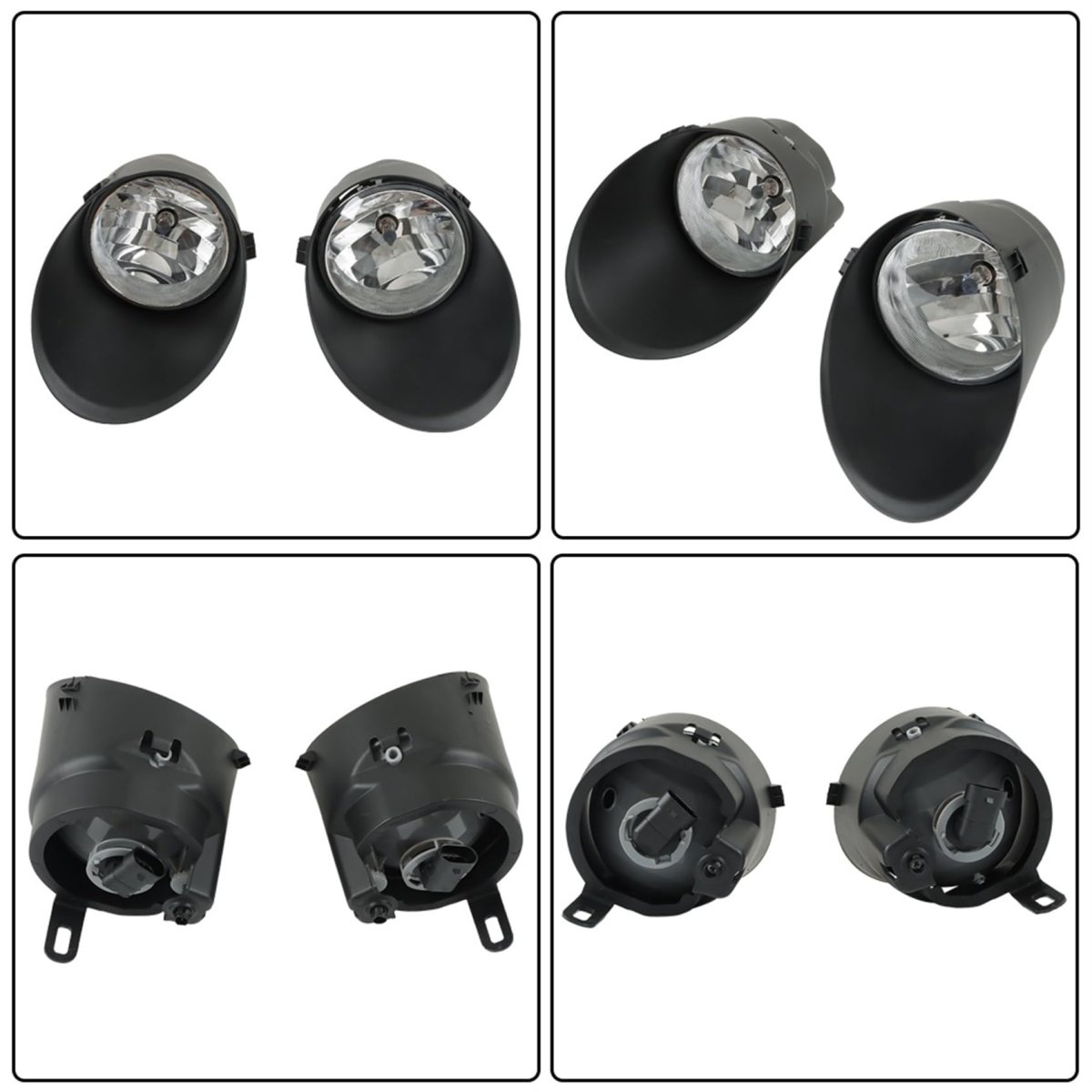 1 Pair Fog Lights Assembly Lh Rh Replacement For Tundra 2007-2013 Left And Right Side 81210-aa030 To2592117
