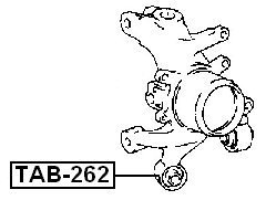 48725-0e050 Arm Bushing For Rear Assembly For Toyota Febest