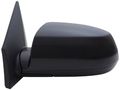 Driver Side Mirror For Kia Rio 5 Wagon And Sedan Black Ptm Cover Chrome Lens Heated Power Foldaway Door Mount Part Number 