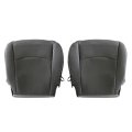 Driver Passenger Side Bottom Replacement Perforated Leather Seat Cover Dark Gray For Dodge Ram 2500 3500 4500 5500 Laramie 