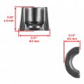 Caltric Exhaust And Intake Valve Kit Compatible With Suzuki Quadsport 400 Lt-z400 Ltz400 Z 2003-2013