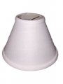 Upgradelights 7 Inch Empire Clip On Chandelier Lampshade 3x7x5 White Linen 